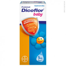 DICOFLOR Krople dla niemowląt i dzieci - 5 ml