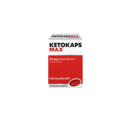 Ketokaps Max 50 mg - 20 kaps