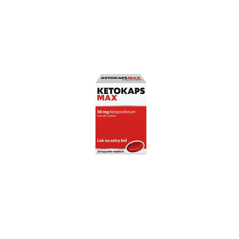 Ketokaps Max 50 mg - 20 kaps