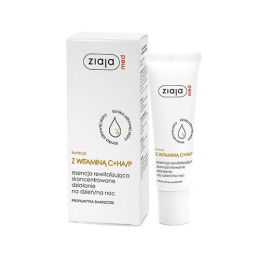 ZIAJA MED Kuracja dermatologiczna z wit C + HA/P Rewitalizujący krem pod oczy i na powieki wygładzająco-ochronny - 15 ml