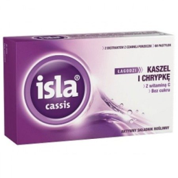 ISLA CASSIS Pastylki do ssania - 60 szt