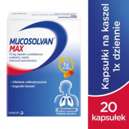 MUCOSOLVAN MAX 75 mg  - 20 szt