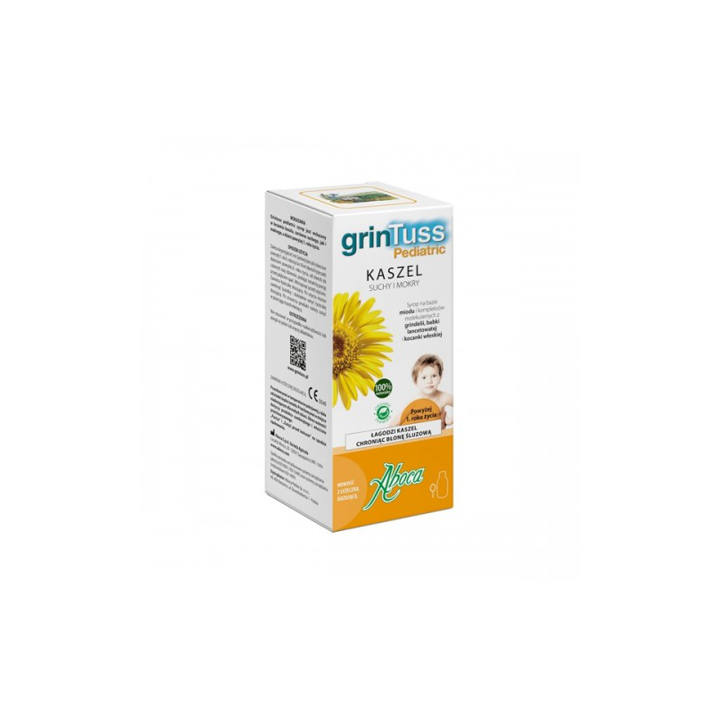 GRINTUSS PEDIATRIC Syrop dla dzieci na kaszel suchy i mokry - 128 g