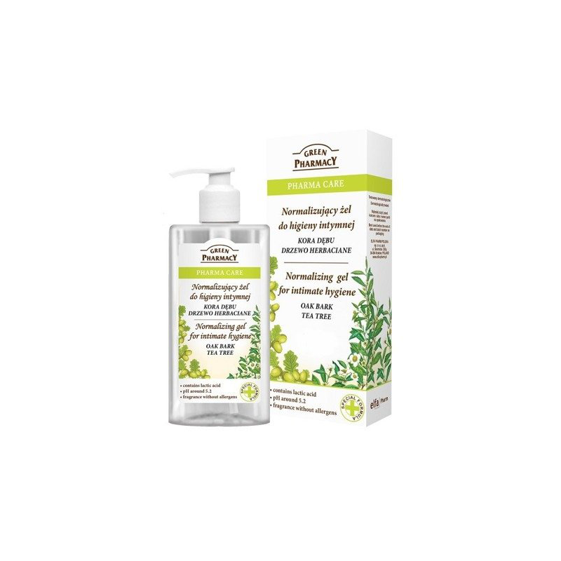 Green Pharmacy Żel do Higieny Intymnej Kora Dębu i Drzewo Herbaciane300 ml