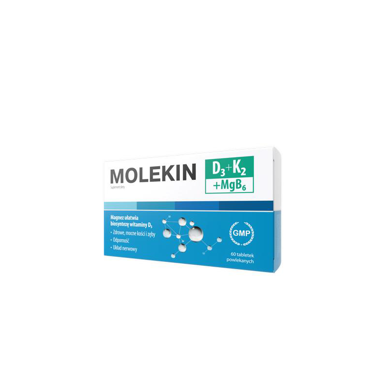 MOLEKIN D3 + K2 + MgB6 - 60 tabl