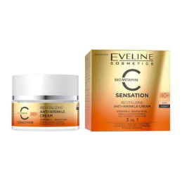 Eveline Vitamin C Sensation Rewitalizujący Krem Przeciwzmarszczkowy na Dzień i na Noc 40+ 50ml