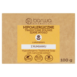 Barwa - Hipoalergiczne tradycyjne polskie szare mydlo, 100g