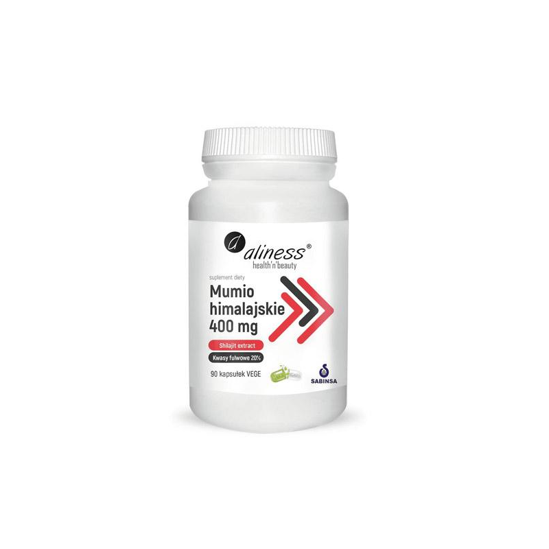 ALINESS  Mumio himalajskie 400 mg - 90 kaps