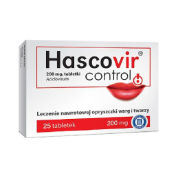 Hascovir Control, 200 mg - 25 tabl