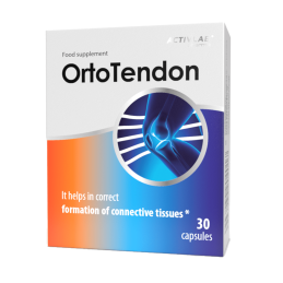 Activlab - OrtoTendon, pomaga w prawidłowym tworzeniu tkanek łącznych, 30 kap