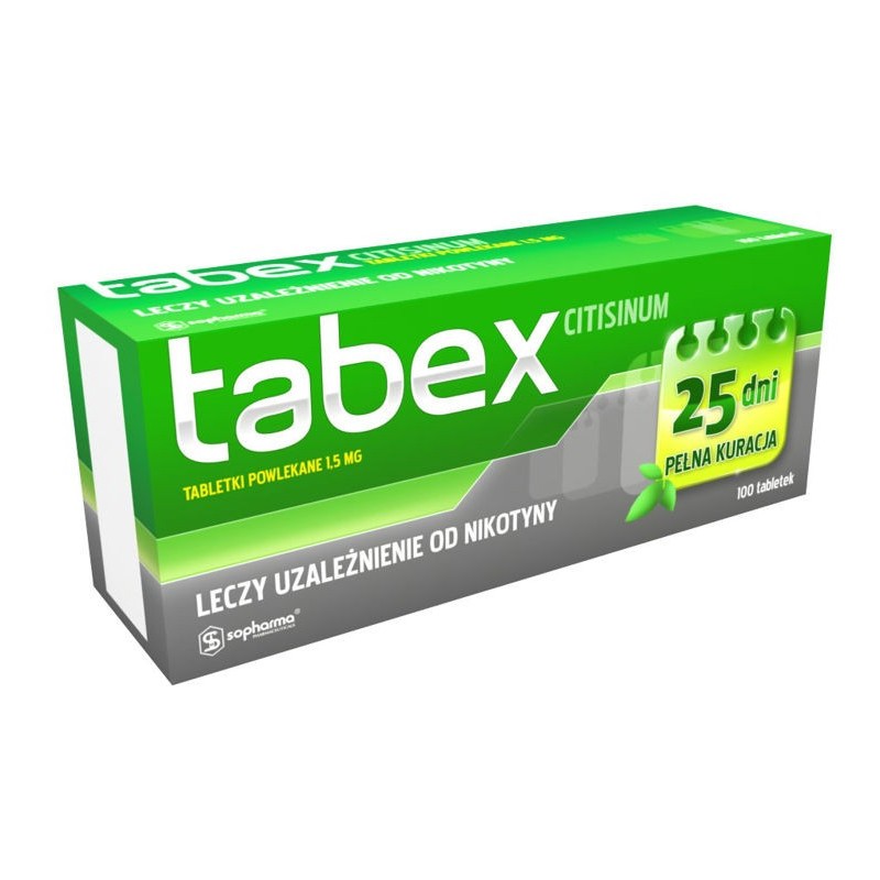 Tabex 1,5 mg x 100 tabl powlekanych 