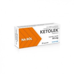 KETOLEK  50 mg, 20 kap