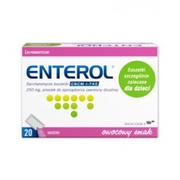 ENTEROL 250, na biegunke 20...