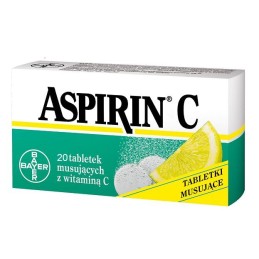 ASPIRIN C - 20 tabletek musujących