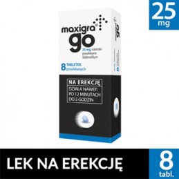 Maxigra Go, 25 mg, tabletki...