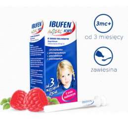 Ibufen 100mg/5ml zawiesina dla dzieci o smaku truskawkowym 100 ml