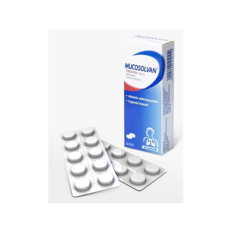 Mucosolvan 30 mg x 20 tabl