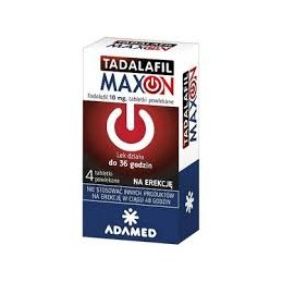 Tadalafil Maxon 10 mg, 4 tab