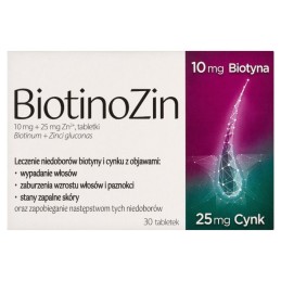 BiotinoZin, 10mg+25mg,...