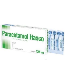 PARACETAMOL 125 mg - 10 czopków HASCO