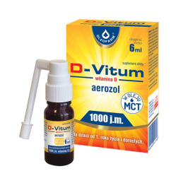 D-VITUM Witamina D 1000 j.m. aerozol 1+ - 6 ml