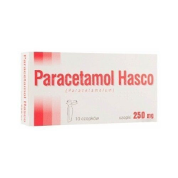 PARACETAMOL 250 mg - 10 czopków