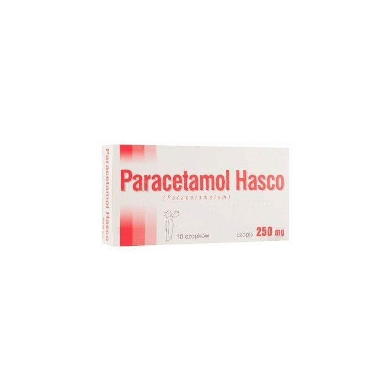 PARACETAMOL 250 mg - 10 czopków