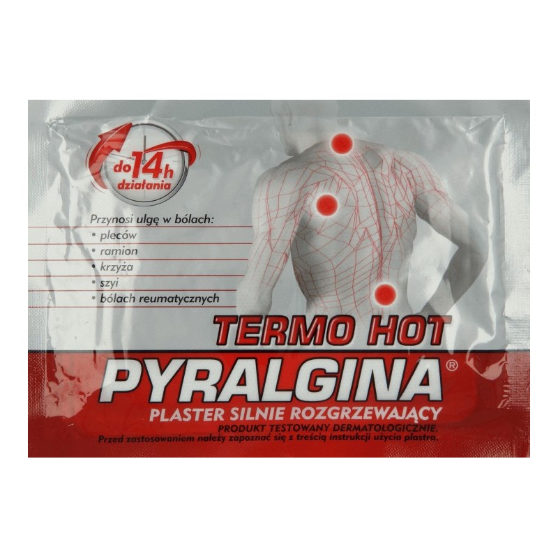 Pyralgina termo hot x 1 plaster rozgrzewający