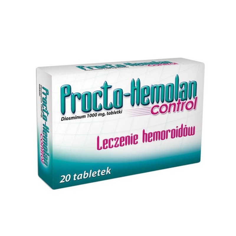 PROCTO - HEMOLAN Control tabletki - 20 sztuk