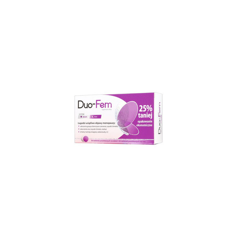 DUO-FeM - 28 tabletek na dzień + 28 tabletek na noc