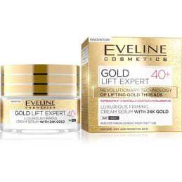  EVELINE Gold Lift Expert, krem-serum ujędrniające 40+, 50ml