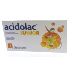 Acidolac junior x 20 misio-tabletek o smaku pomarańczowym