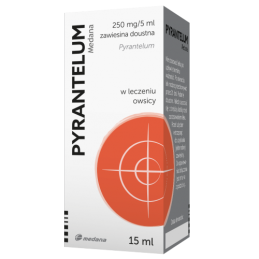 Pyrantelum zawiesina 0,25 g/5ml - 15 ml