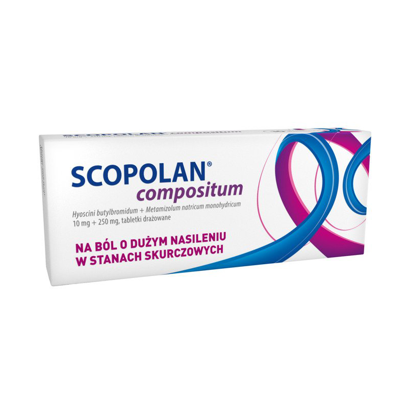 SCOPOLAN compositum 10 mg + 250 mg - 10 tabletek
