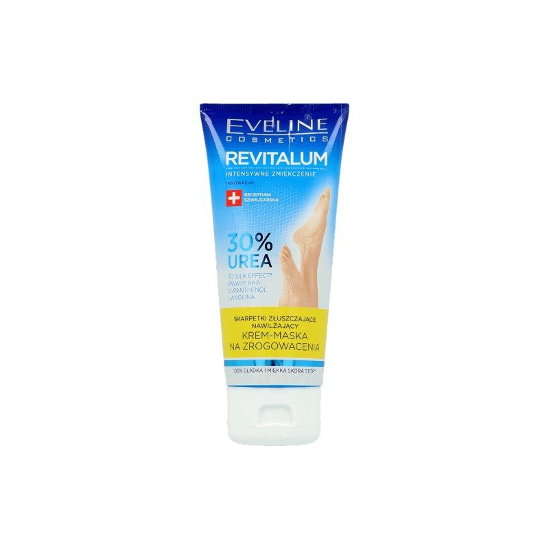 Eveline Revitalum 30%  - nawilżający krem-maska na zrogowacenia 100 ml