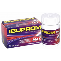 Ibuprom Max 400 mg x 48 tabl drażowanych