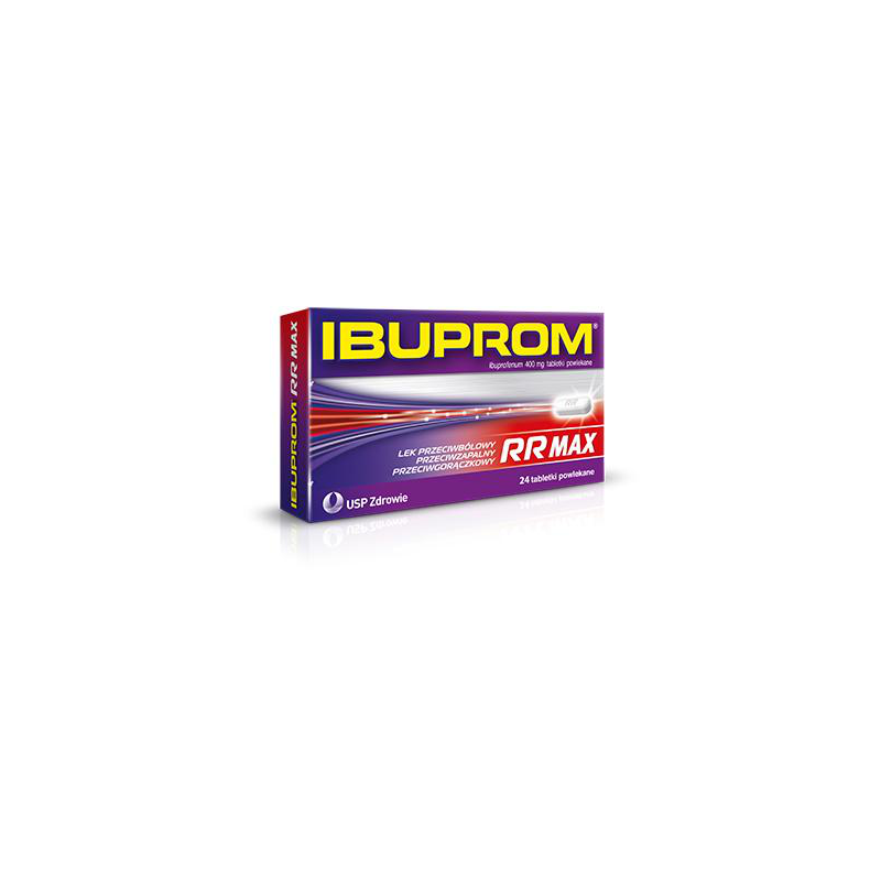 Ibuprom RRmax 400 mg x 48 tabl drażowanych