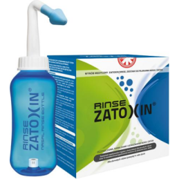 ZATOXIN RINSE Zestaw do płukania nosa i zatok - 1 irygator + 12 sasz