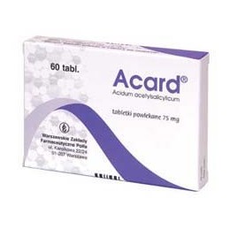 Acard 75 mg x 60 tabl